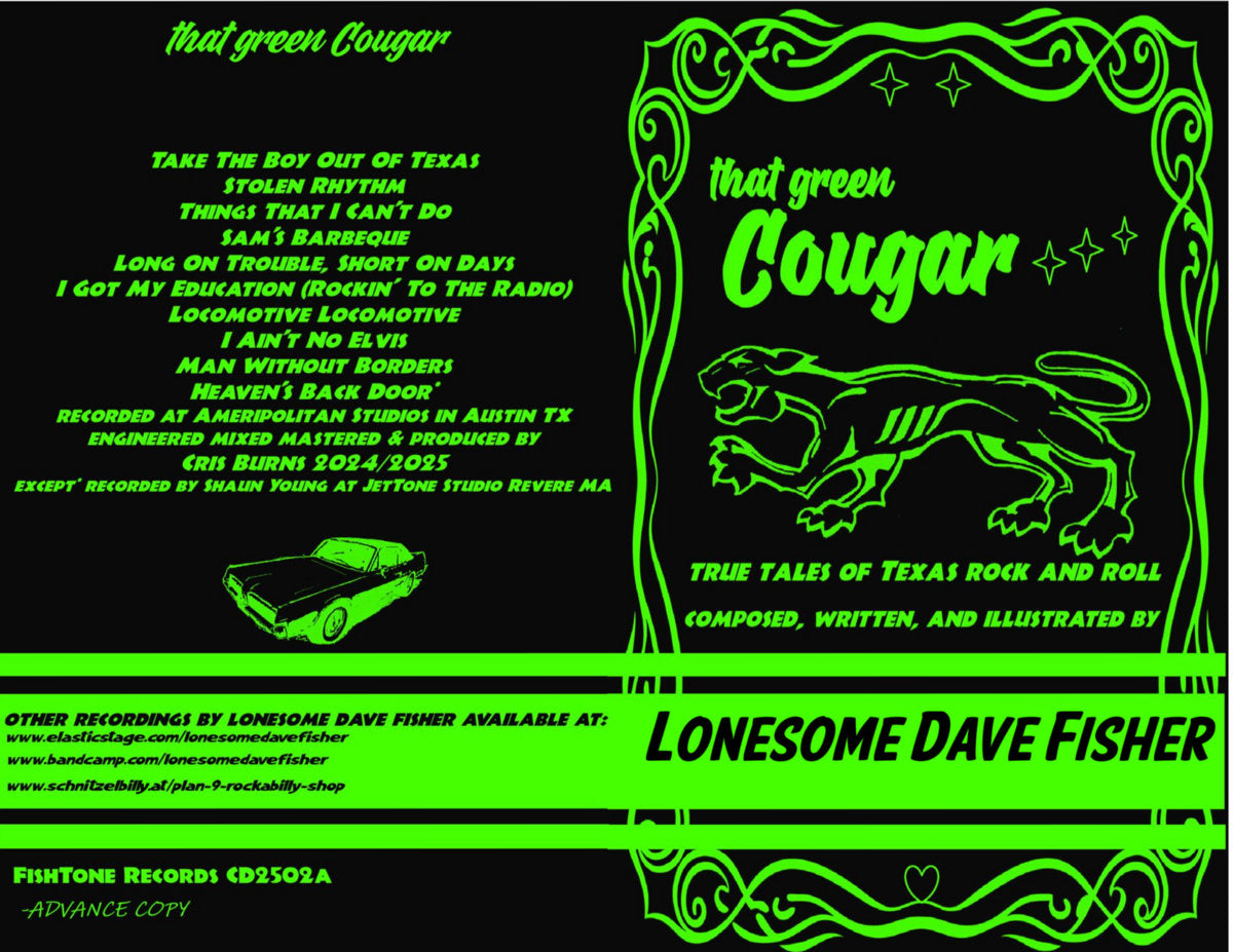 Lonesome Dave Fisher - That Green Cougar (CD)