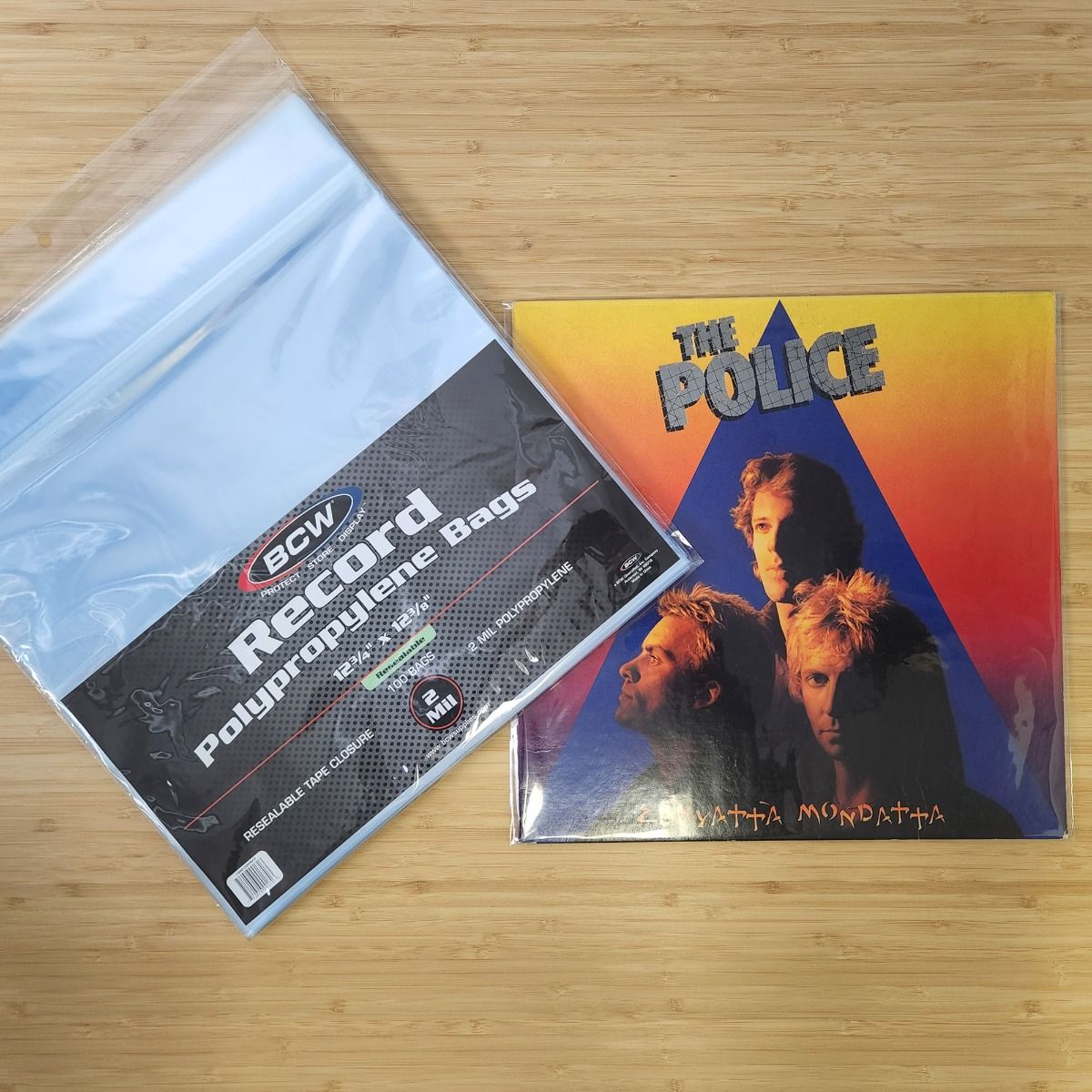 Resealable 12-Inch Record Bags