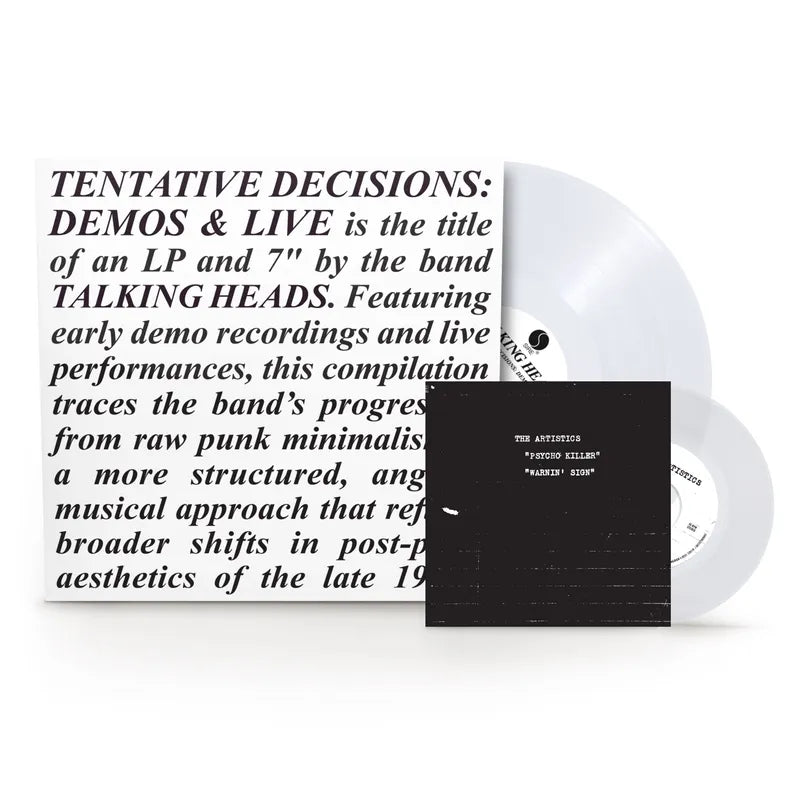 Talkings Heads - Tentative Decisions: Demos & Live (LP)