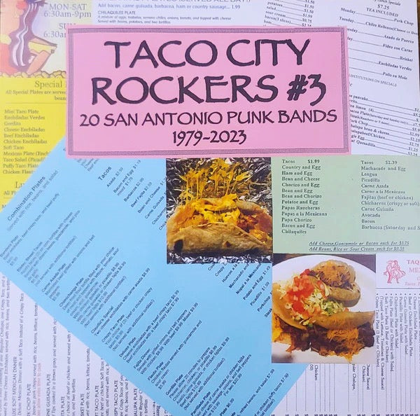V/A - Taco City Rockers #3: 20 San Antonio Punk Bands 1979-2023 (LP)