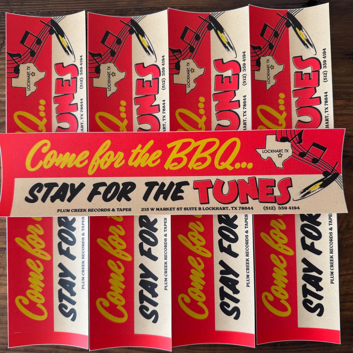 Come for the BBQ... Bumper Sticker