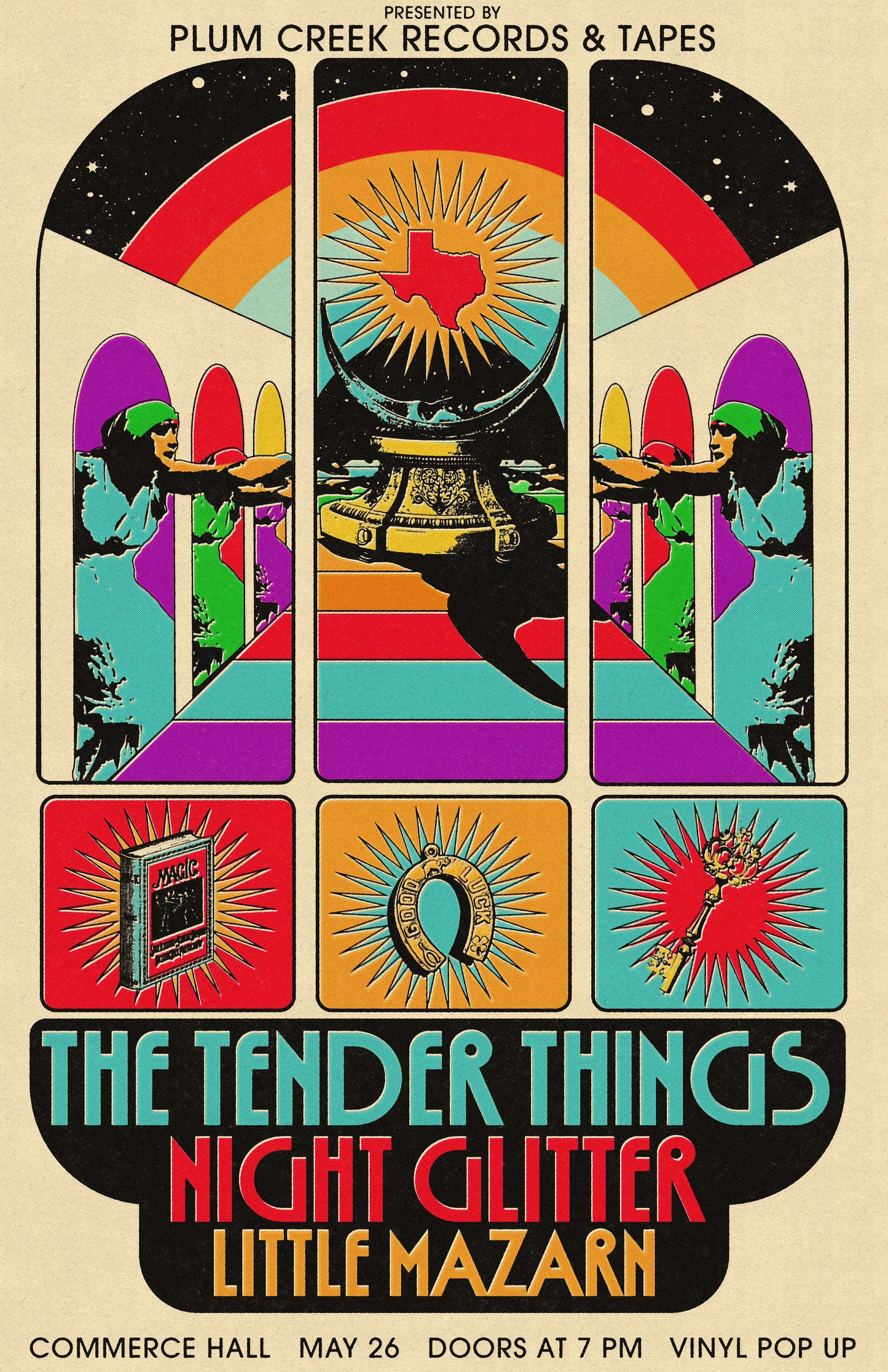 Tender Things, Night Glitter, Little Mazarn 11x17 Printed Poster