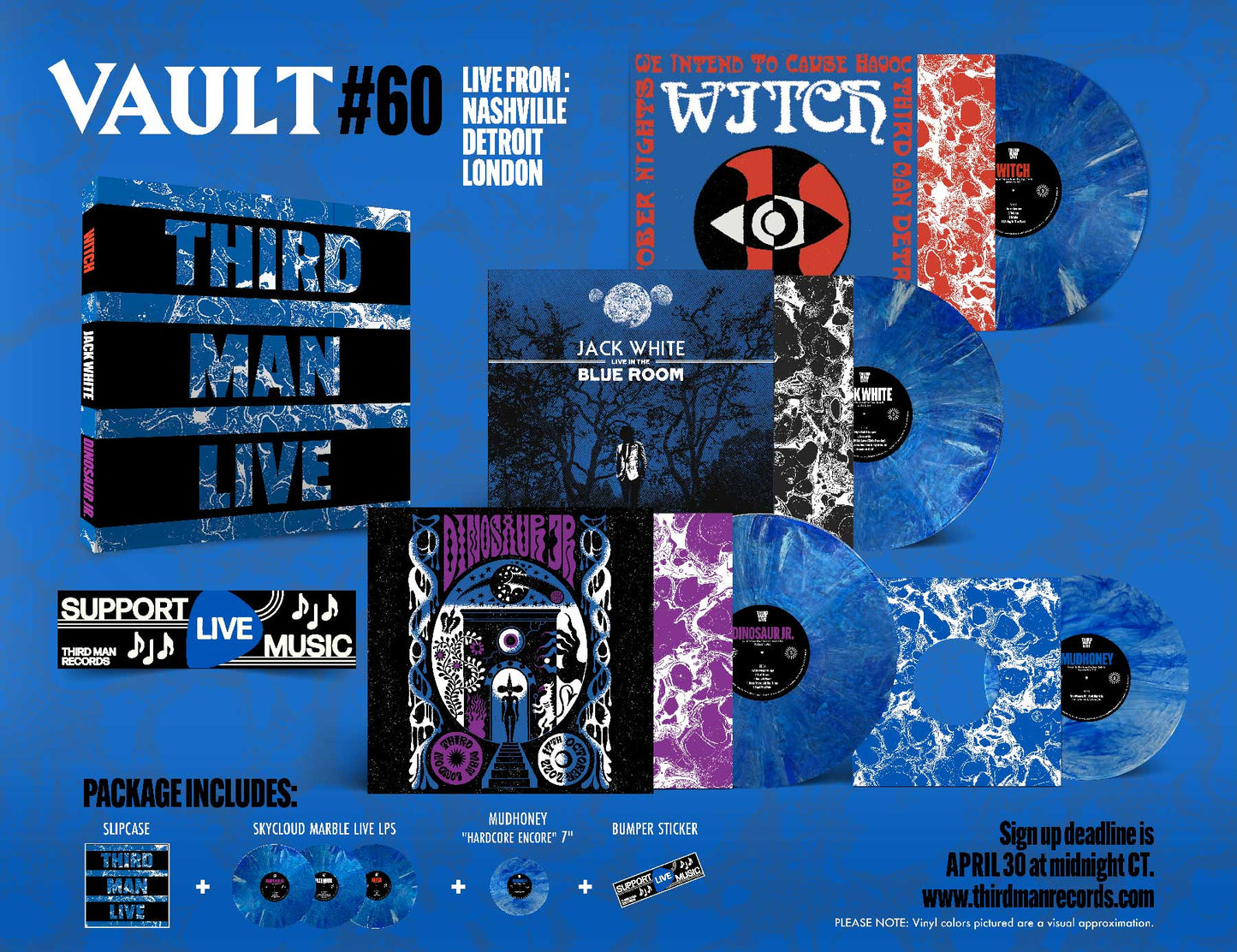 Jack White, WITCH, Dinosaur Jr., Mudhoney - Third Man Live (Box Set)